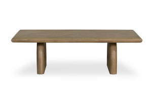 Milano 54" Coffee Table - Aged Driftwood