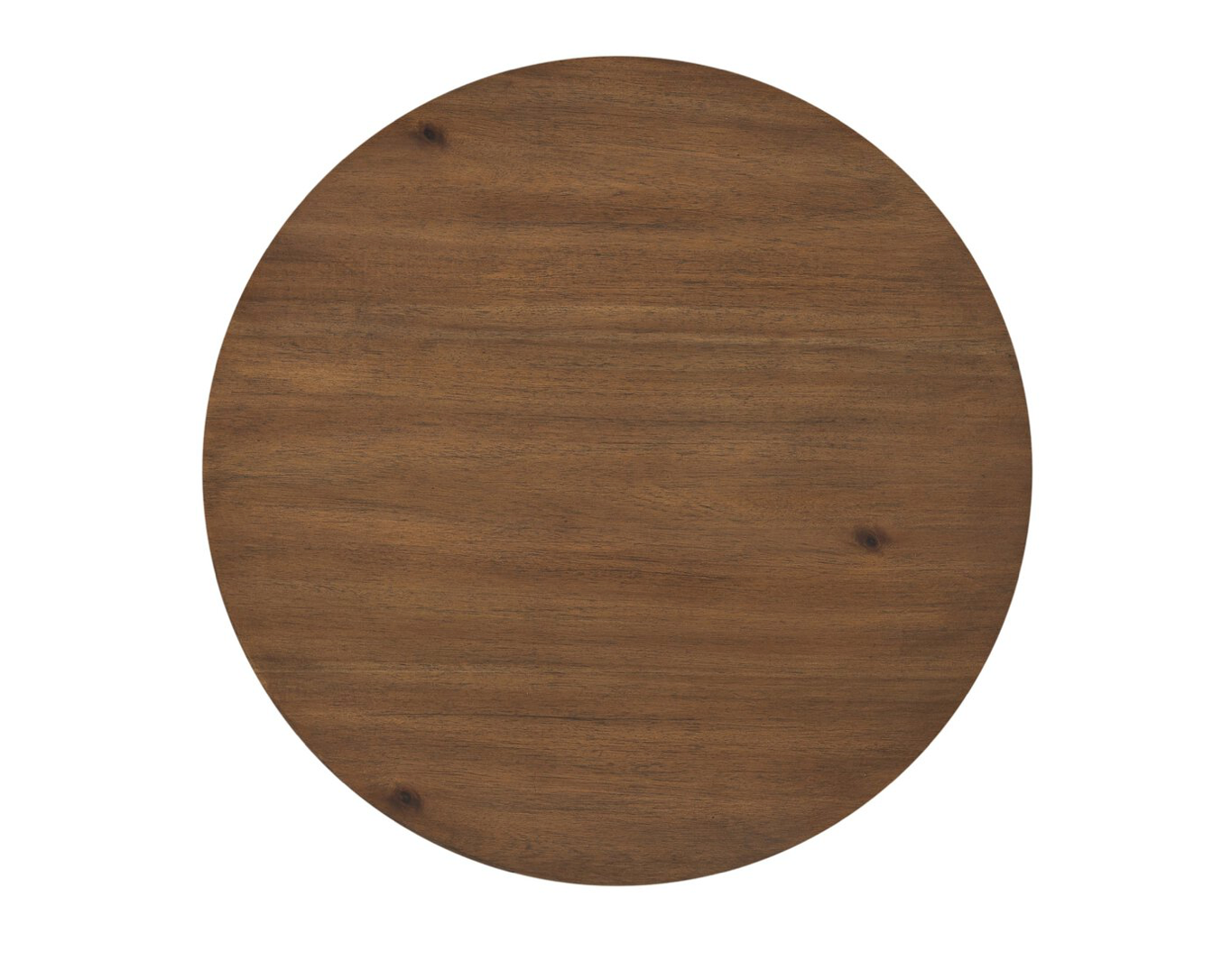 Cortez 22" Round End Table - Burnished Brown