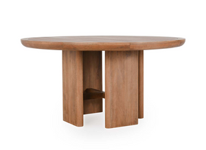 Cordova 60" Round Dining Table - Pecan