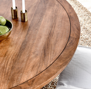 Cordova 60" Round Dining Table - Pecan