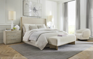 Warren King Bed - Stone Wash + Mist