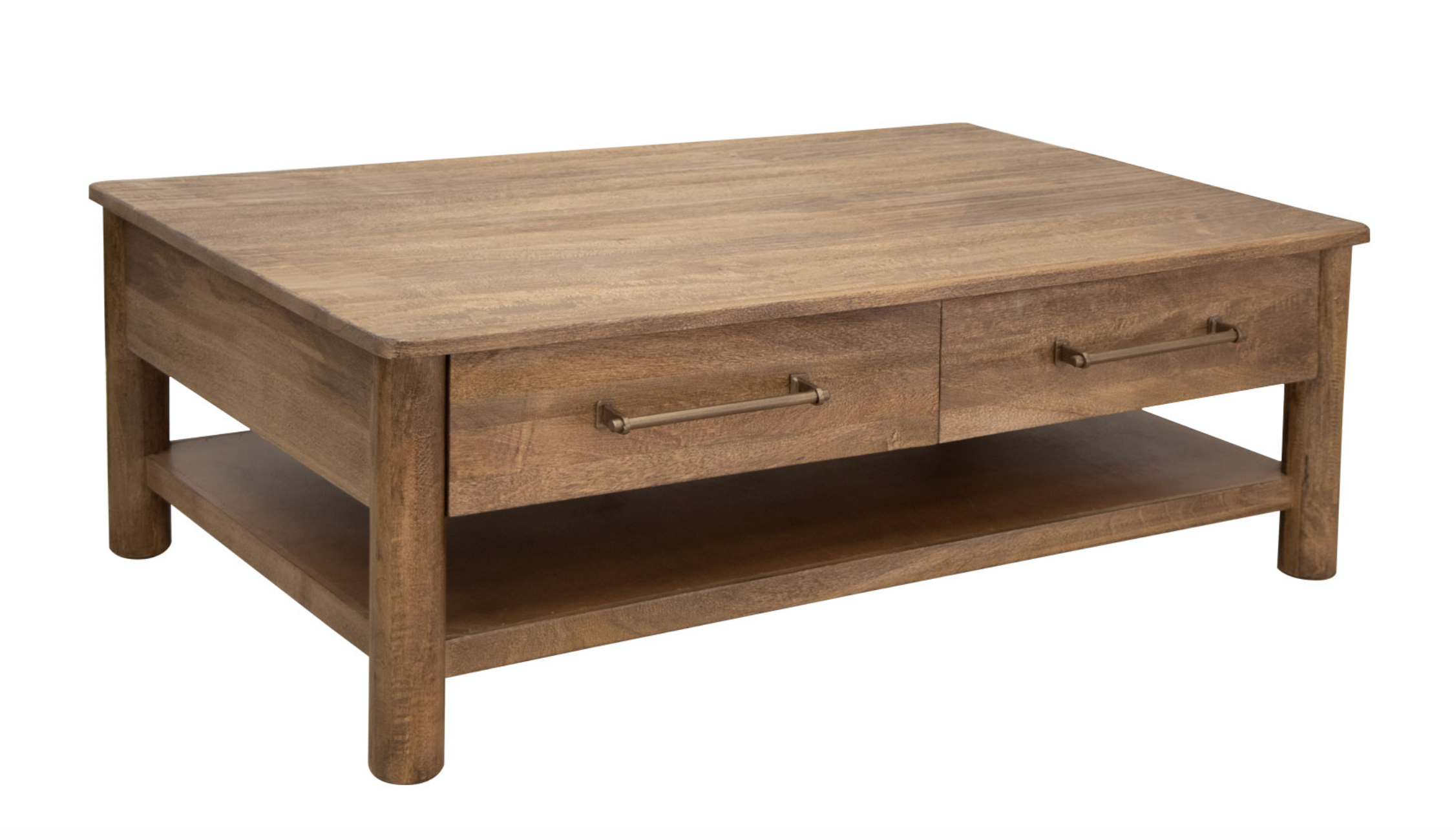 Aspen 50" 4 Drawer Coffee Table - Warm Natural