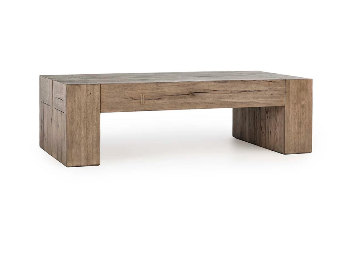 Bristow 60" Oak Coffee Table - Warm Natural