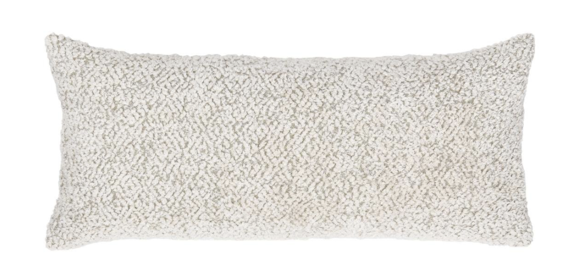 Maris 16" x 36" Pillow - Ivory/Natural