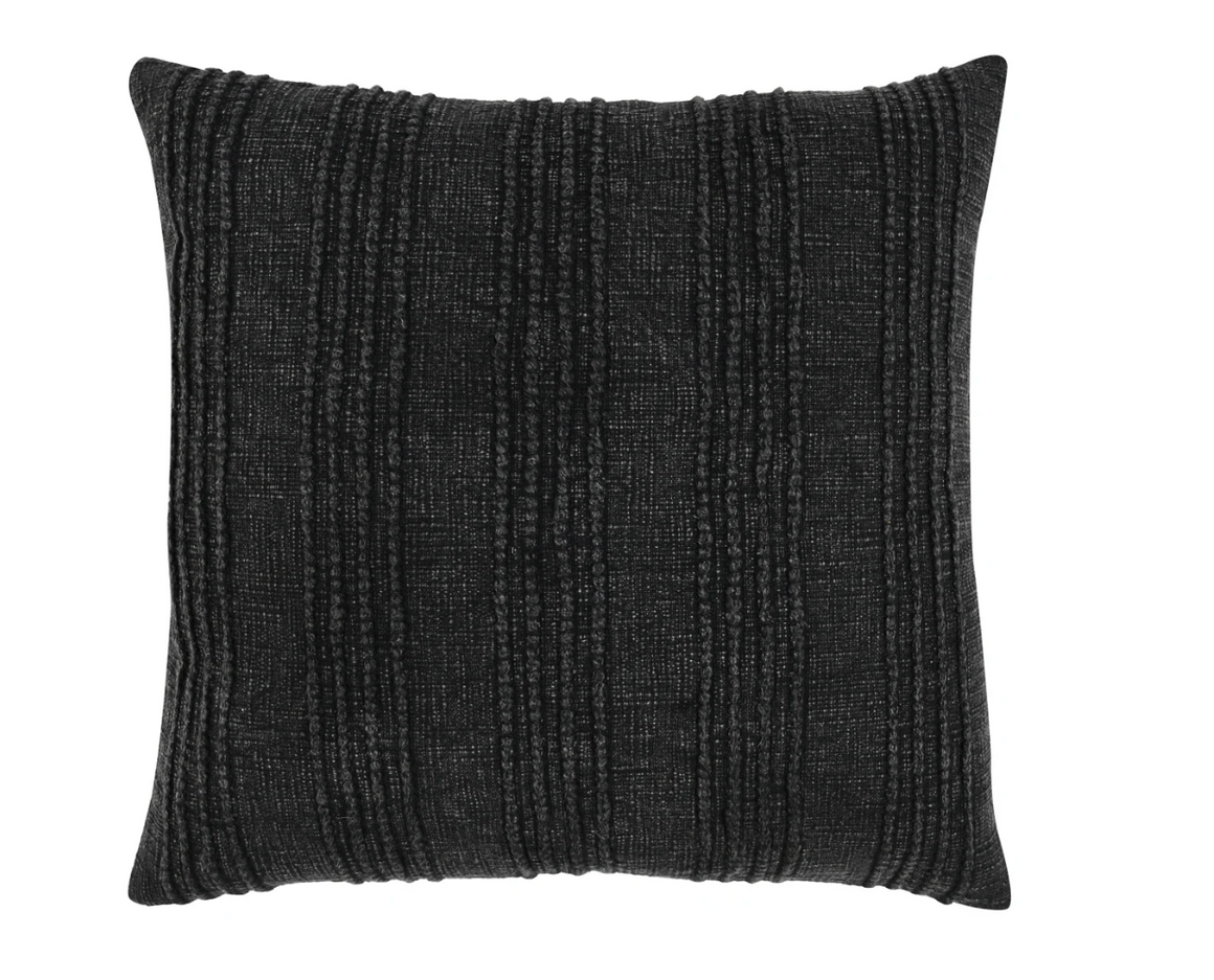 Gratitude 22x22 Pillow - Black