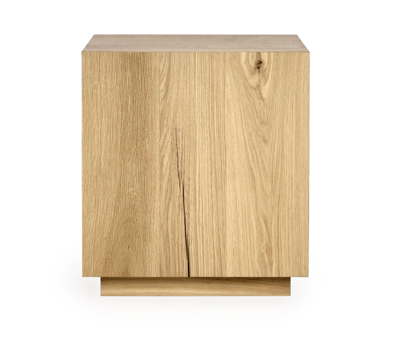Dane 20" Square Oak End Table - Light Natural
