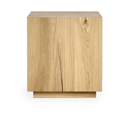 Dane 20" Square Oak End Table - Light Natural
