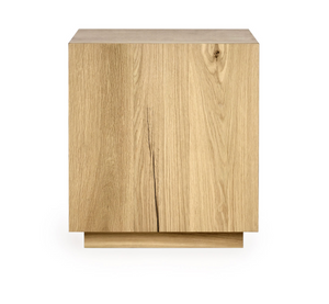 Dane 20" Square Oak End Table - Light Natural