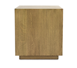 Dane 20" Square Oak End Table - Medium Brown