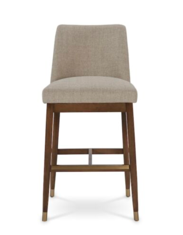 Coleman Bar Stool Herringbone Haze Classic Carolina Home