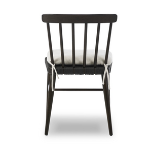 Crenshaw Dining Chair - Performance Linen + Black