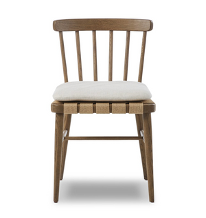 Crenshaw Dining Chair - Performance Linen + Smoked Oak