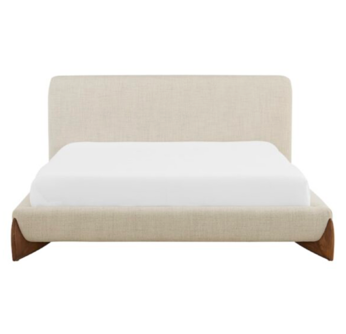 Crowly King Bed-Raw Sugar and Brushed Cypress