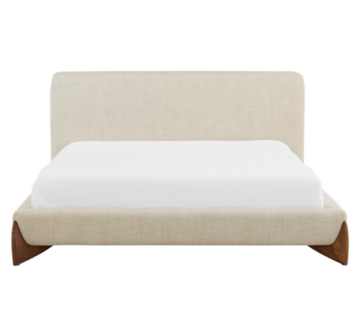 Constance 74" Queen Bed- Raw Sugar and Brushed Cypress