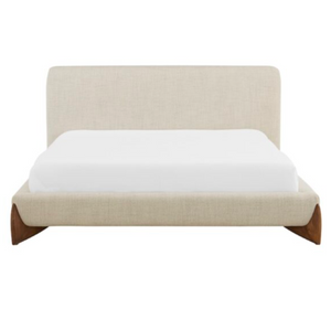 Crowley Queen Bed- Raw Sugar and Brushed Cypress