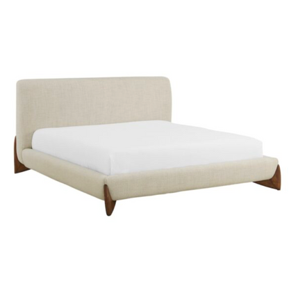 Constance 74" Queen Bed- Raw Sugar and Brushed Cypress