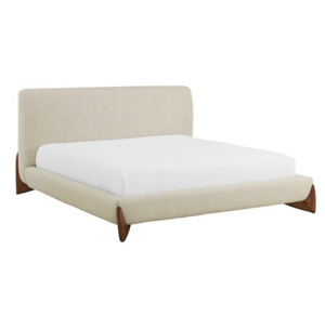 Crowley Queen Bed- Raw Sugar and Brushed Cypress