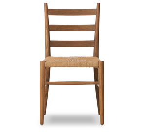 Aubrey Ladder Back Dining Chair - Toasted Oak + Natural