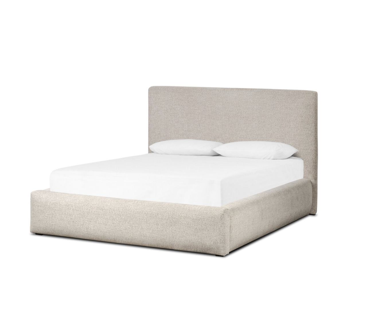 Analise 73" Upholstered King Bed - Plushtone Linen