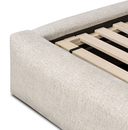 Analise 73" Upholstered King Bed - Plushtone Linen