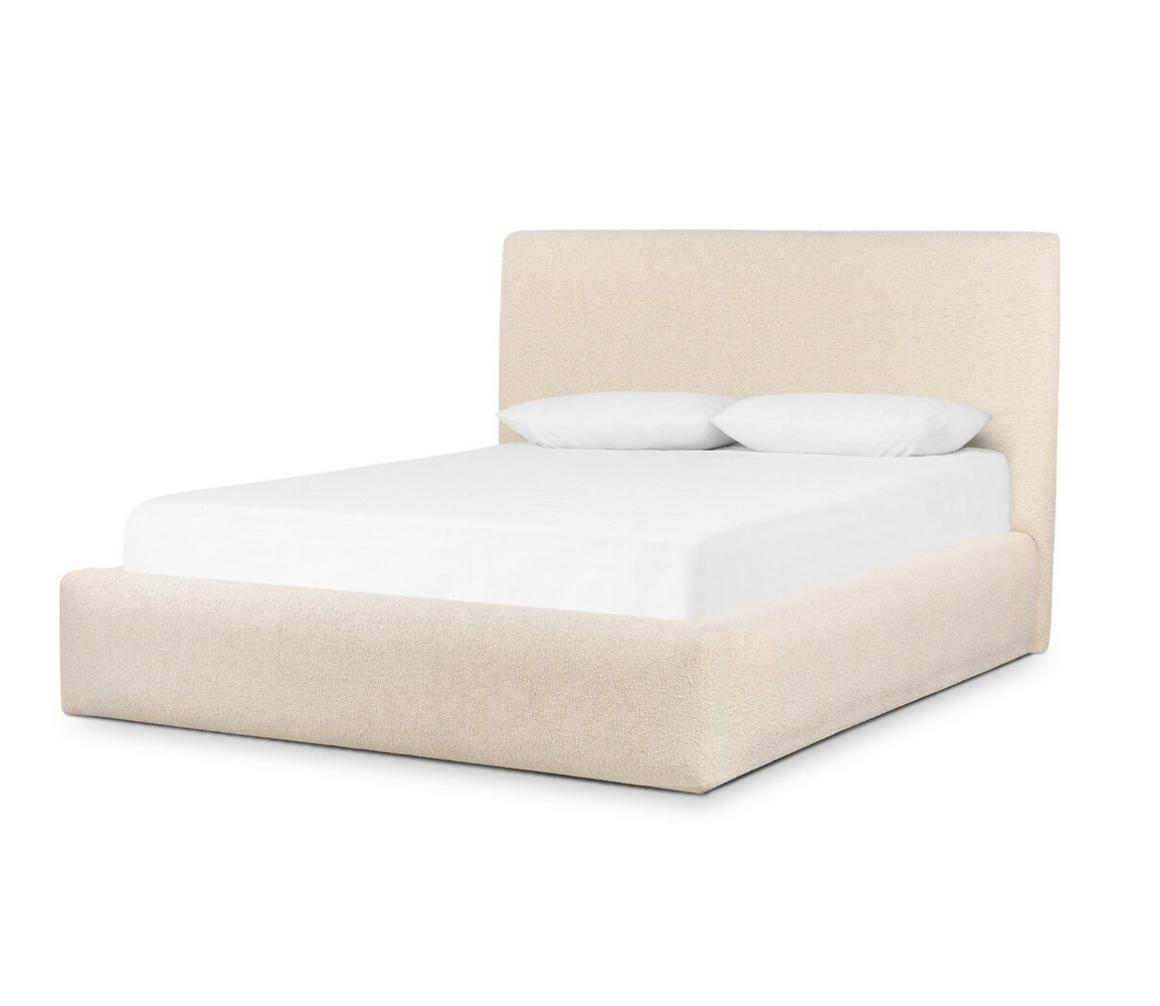 Analise Upholstered Queen Bed - Performance Cream