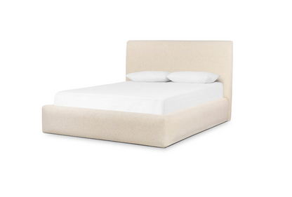Analise 89" Upholstered King Bed - Performance Cream