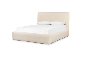 Analise Upholstered King Bed - Performance Cream