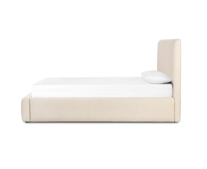 Analise 89" Upholstered King Bed - Performance Cream
