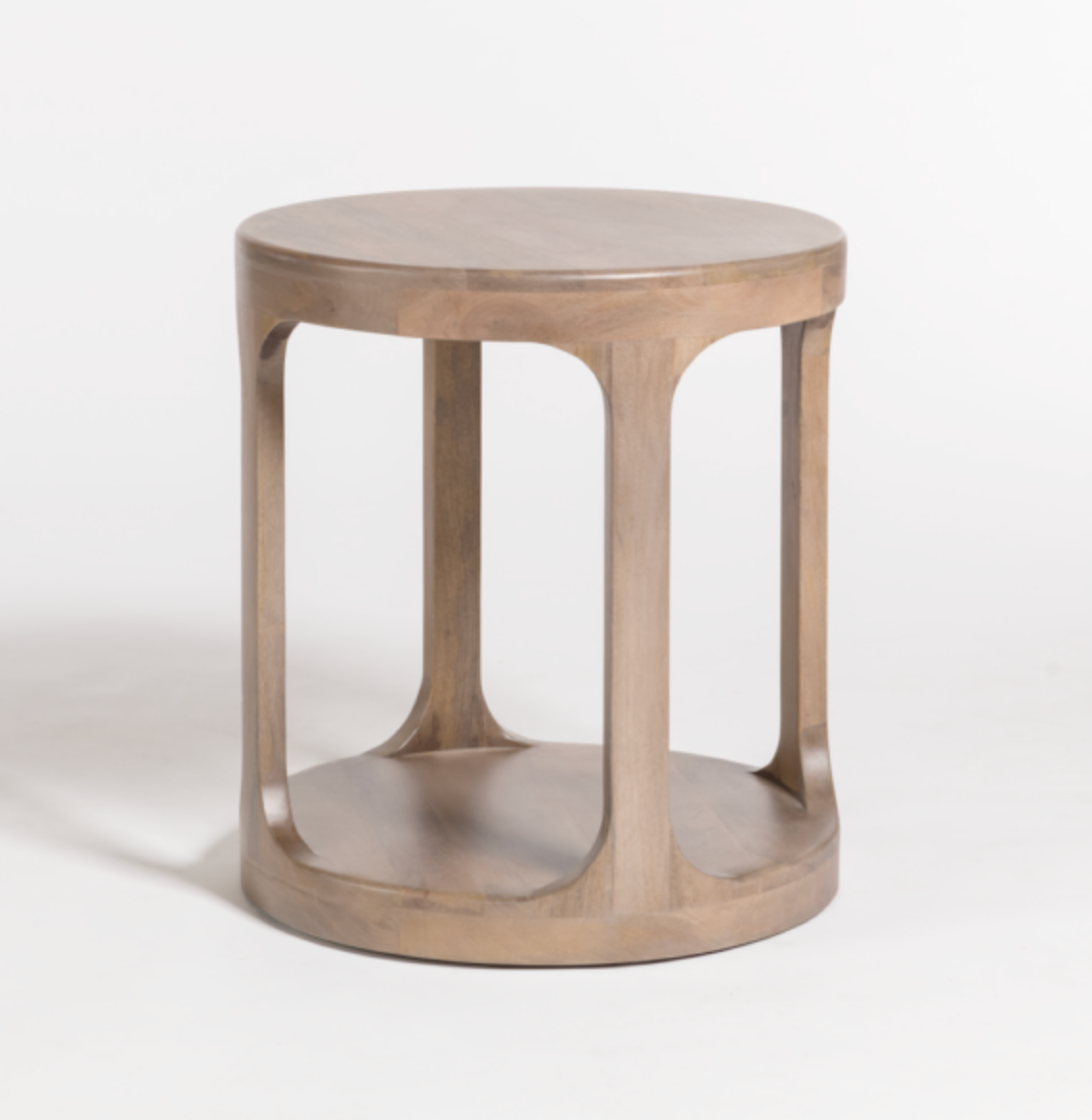 Maron End Table- Misted Ash