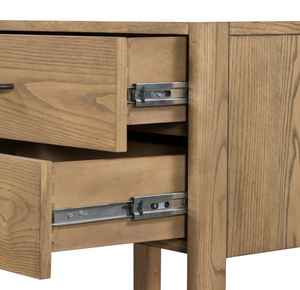 Filip 24" 2 Drawer Nightstand - Dune Ash