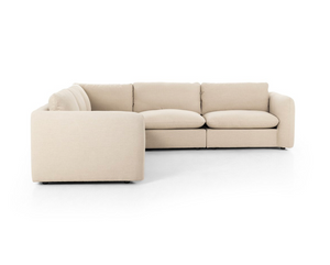 Fuentes 113" 5 Piece Sectional - Taupe