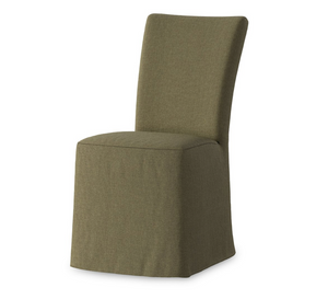 Hadley 19" Slipcover Dining Chair - Broadway Olive