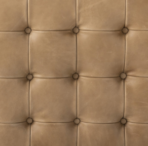 Hampton 50" Top Grain Leather Cocktail Ottoman - Palermo Drift