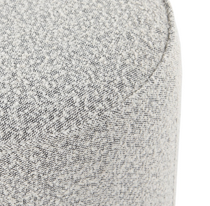 Johnna 22" Ottoman - Performance Knoll Grey Boucle