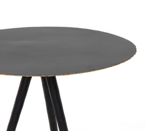 Johnathan 18" End Table - Rubbed Black