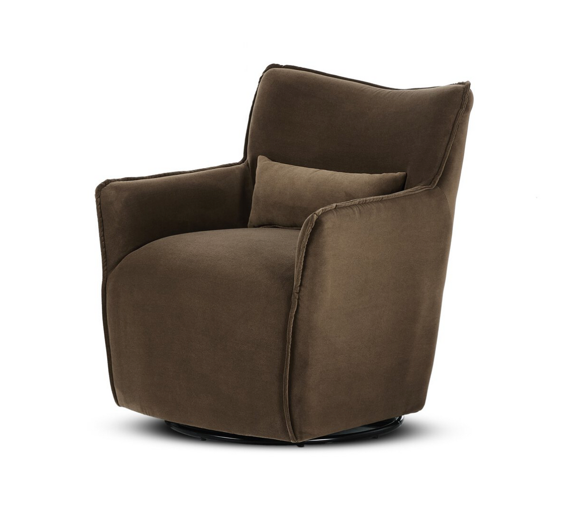 Kimbray 29" Swivel Chair - Urban Bark