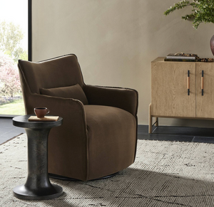 Kimbray 29" Swivel Chair - Urban Bark