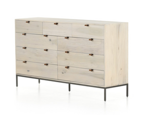 Marcel 70" 9 Drawer Dresser - Dove Poplar