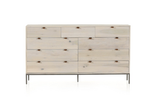 Marcel 70" 9 Drawer Dresser - Dove Poplar