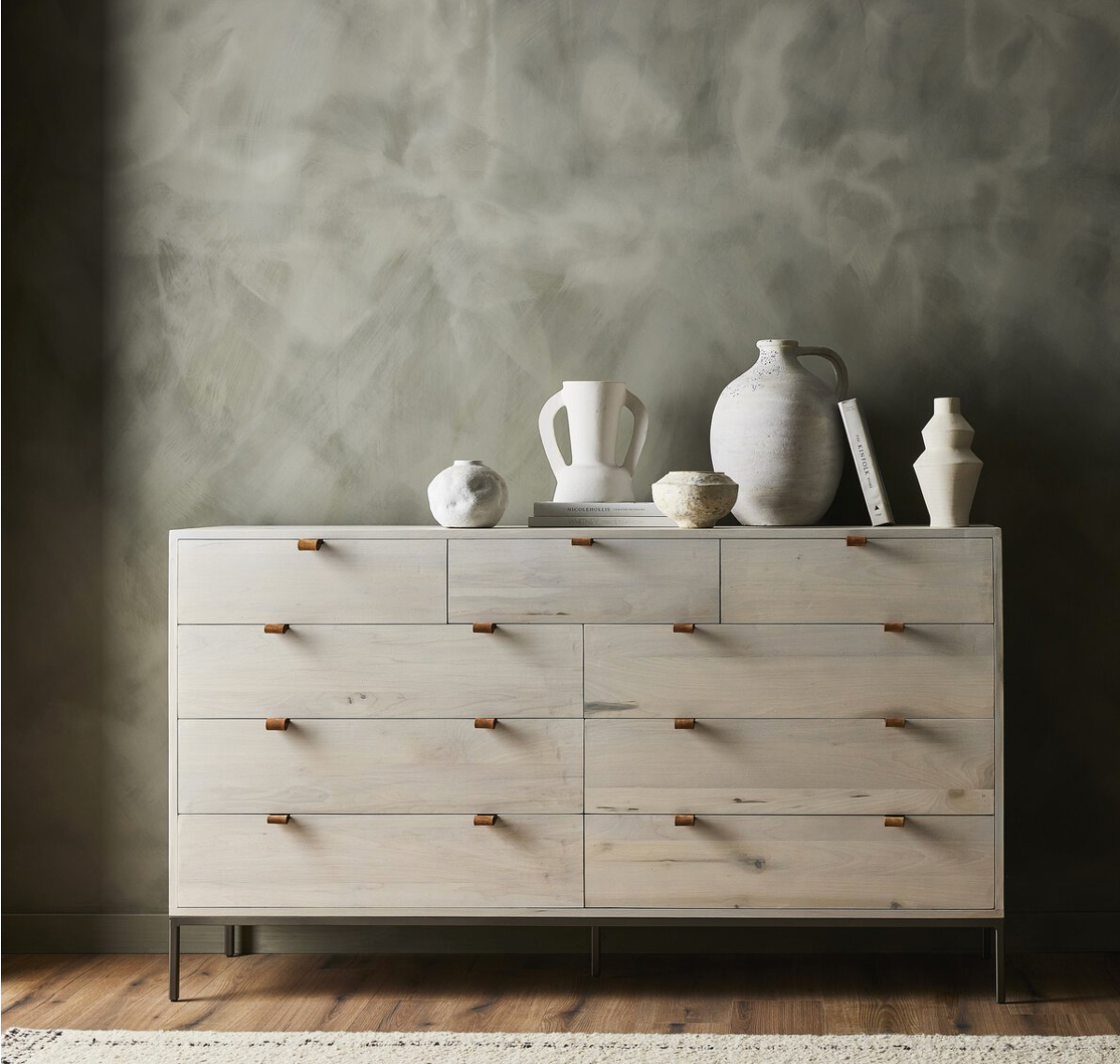 Marcel 70" 7 Drawer Dresser - Dove Poplar