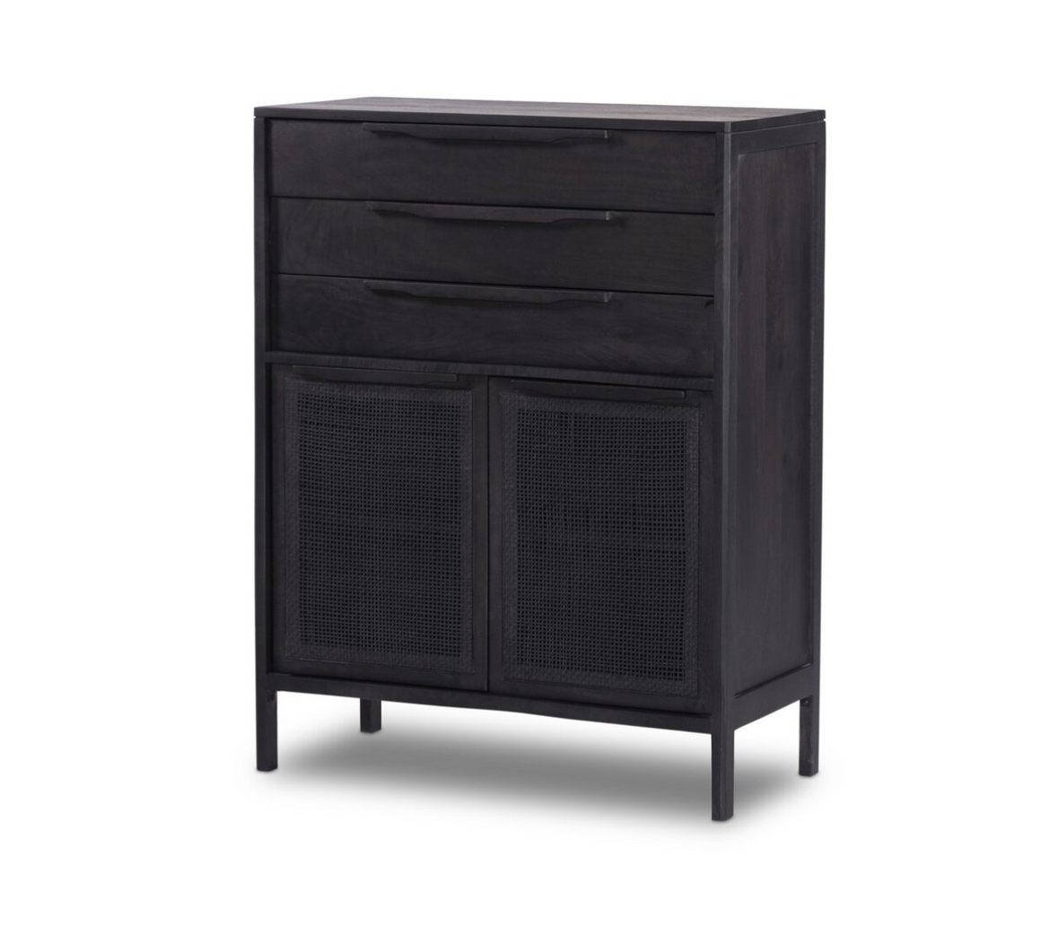 Marcelo 34" Tall Dresser - Black