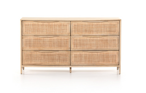 Marcelo 58" 6 Drawer Dresser - Mango Natural