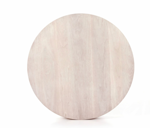 Nolan 40" Round Coffee Table - Bleached Spalted Primavera