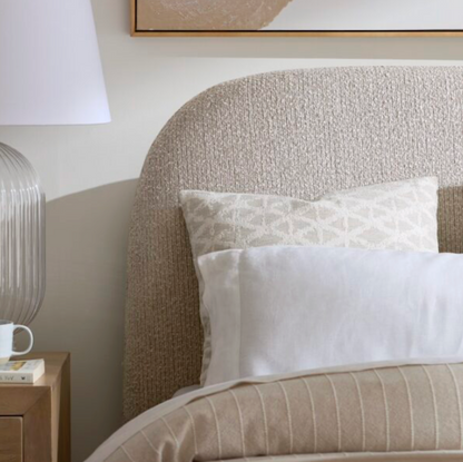 Coraline 87" King Bed - Performance Mushroom