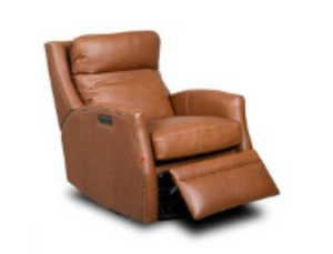 Dartmouth 37" Top Grain Leather Power Motion Recliner - Hanover Tan