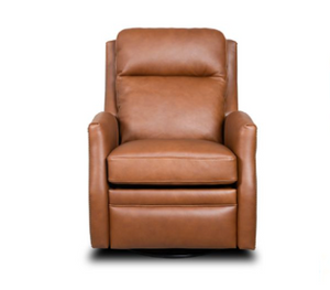 Dartmouth 37" Top Grain Leather Power Motion Recliner - Hanover Tan