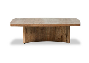 Britton 55" Square Oak Coffee Table - Natural Oak