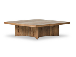 Britton 55" Square Oak Coffee Table - Natural Oak