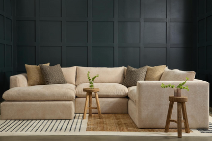 Harlow Express Ship 139" x 90" Modular Sectional+ Chaise