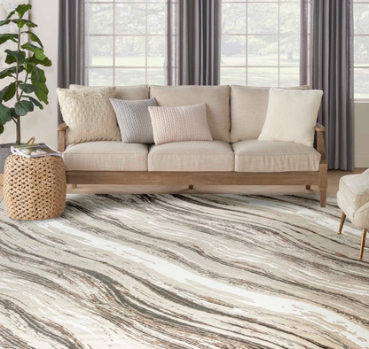 Prism Area Rug - Beige/Grey